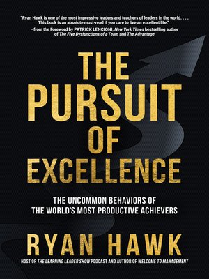 cover image of The Pursuit of Excellence
